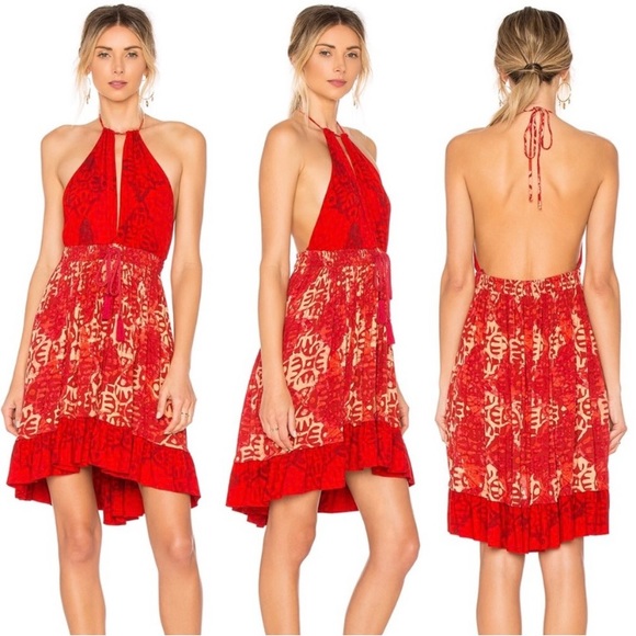 Lowest Posh Price for Free People NWT Beach Day Halter Minidress Size M - Picture 2 of 13